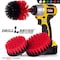 Drill Brush Power Scrubber By Useful Products 7 in W 5 in L Brush, Red R-S-54O-QC-DB - alternate 4